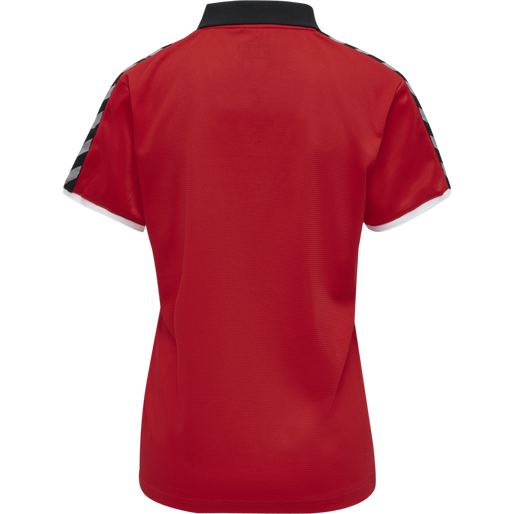 hmlAUTHENTIC WOMAN FUNCTIONAL POLO, TRUE RED, packshot