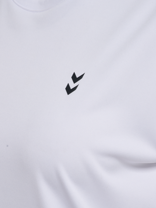 hmlPULSE TRAINING W T-SHIRT S/S, WHITE, packshot