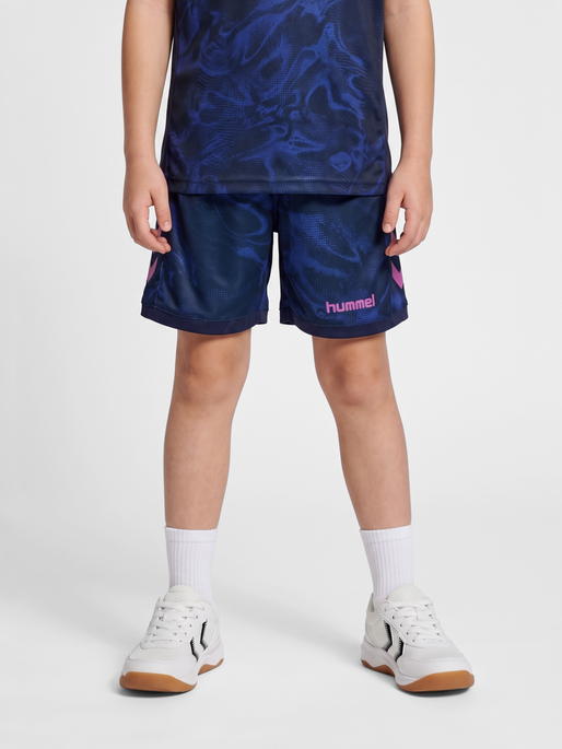 hmlBLAZE CLUB 26 GRAPHIC SET KIDS, MARINE/DAZZLING BLUE, model