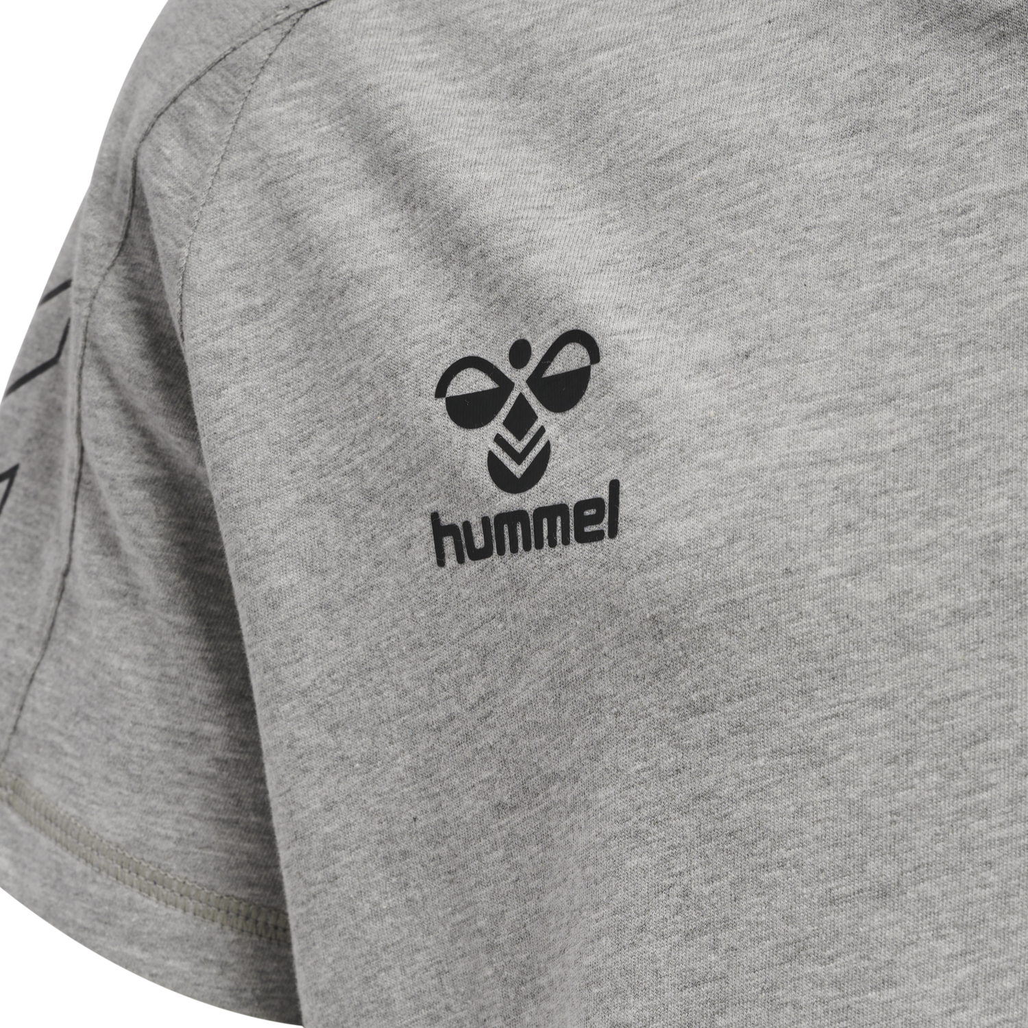 hmlCIMA XK T-SHIRT S/S KIDS, GREY MELANGE, packshot