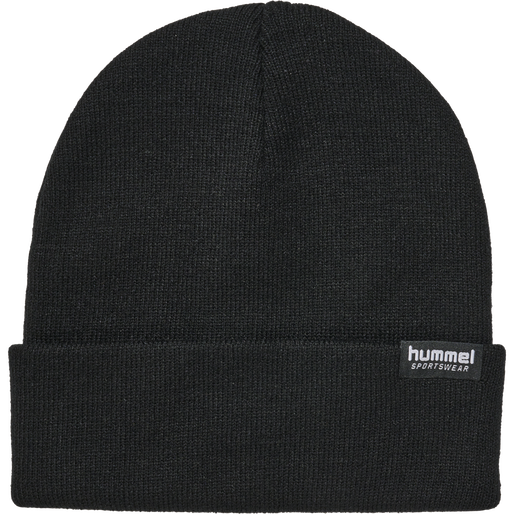 hmlLGC DELTA BEANIE, BLACK hmlLGC DELTA BEANIE, BLACK, packshot