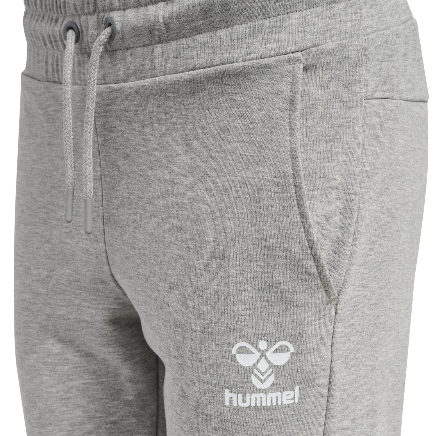 hmlNONI 2.0 REGULAR PANTS, GREY MELANGE, packshot