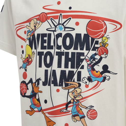 hmlSPACE JAM TRES T-SHIRT S/S, MARSHMALLOW, packshot