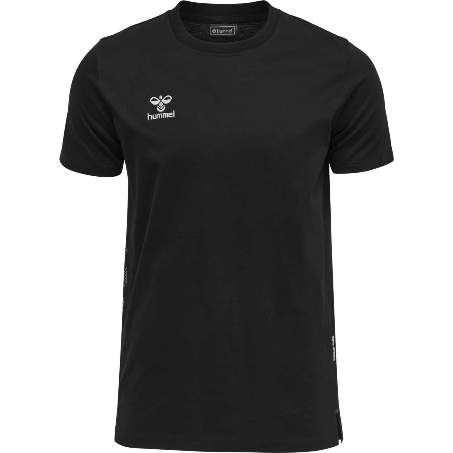 hmlMOVE GRID COTTON T-SHIRT S/S, BLACK, packshot