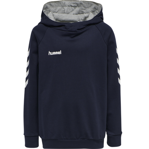 HMLGO KIDS COTTON HOODIE, MARINE, packshot