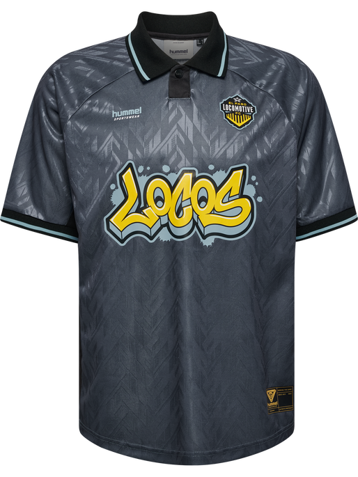 hmlLOOSE SOCCER JERSEY S/S EL PASO, BLACK hmlLOOSE SOCCER JERSEY S/S EL PASO, BLACK, packshot