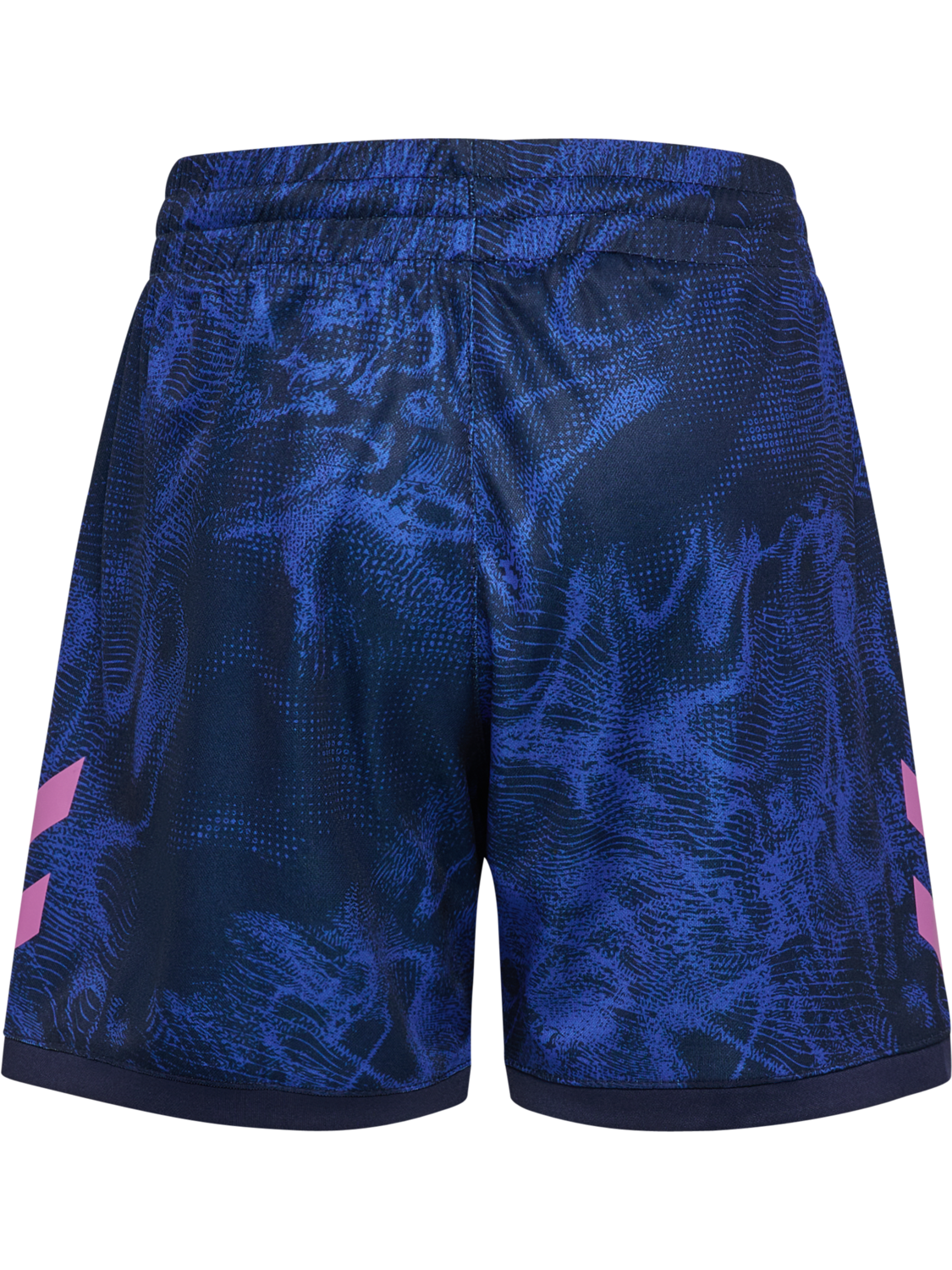 hmlBLAZE CLUB26 GRAPHIC SHORTS KIDS, MARINE/DAZZLING BLUE, packshot