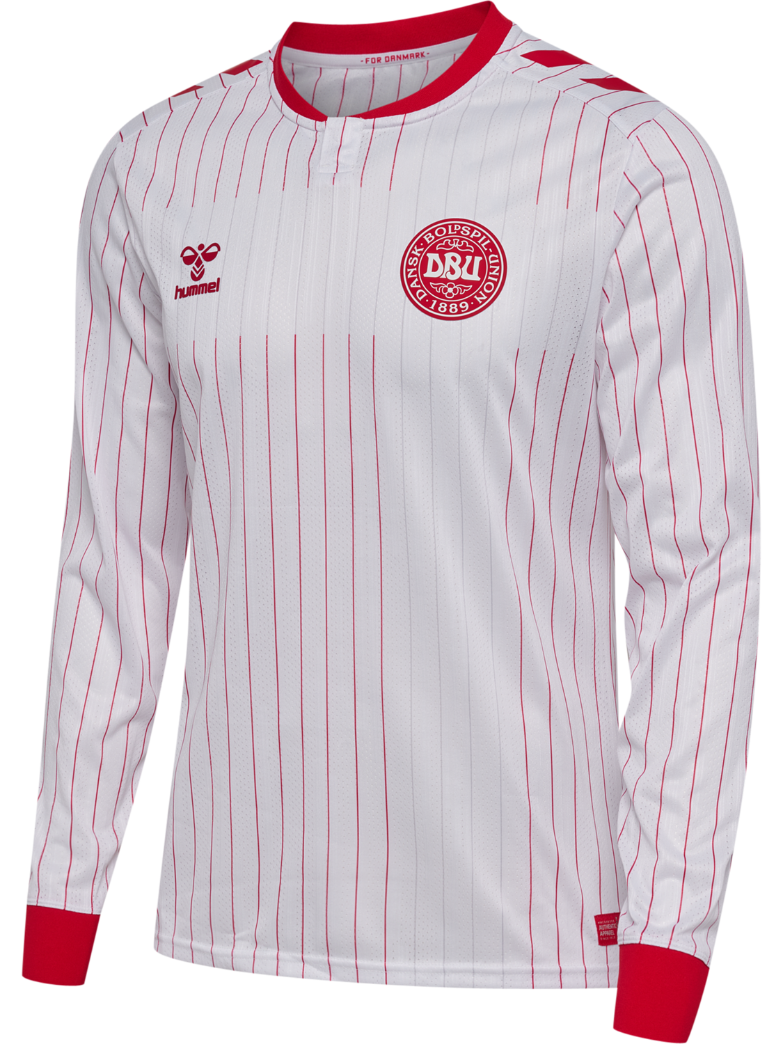 DBU 26 AWAY JERSEY L/S PRO, WHITE, packshot
