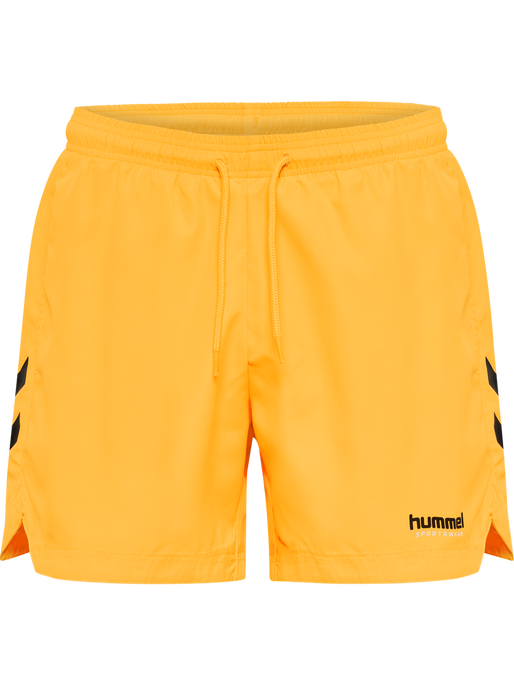 hmlNED SWIM SHORTS, ORANGE POP, packshot