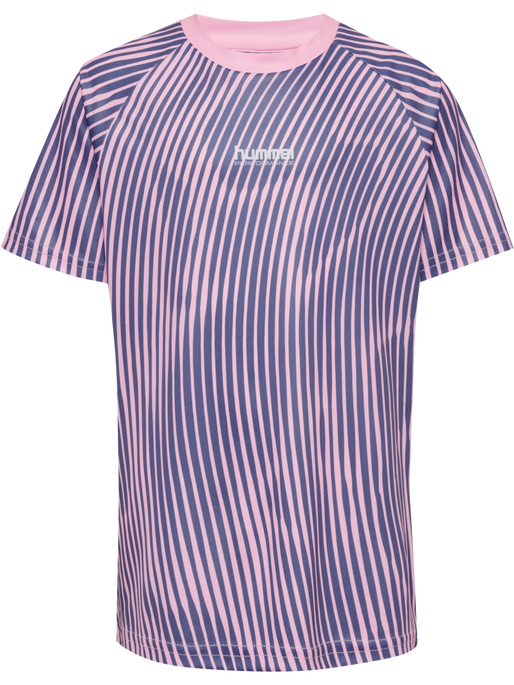 hmlJR GOAL AOP T-SHIRT S/S, PINK-A-BOO hmlJR GOAL AOP T-SHIRT S/S, PINK-A-BOO, packshot