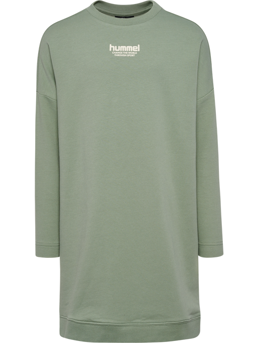 hmlZIPPI DRESS L/S, LILY PAD, packshot