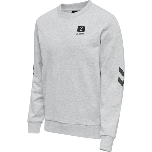 hmlLGC LIAM SWEATSHIRT, LIGHT GREY MELANGE, packshot