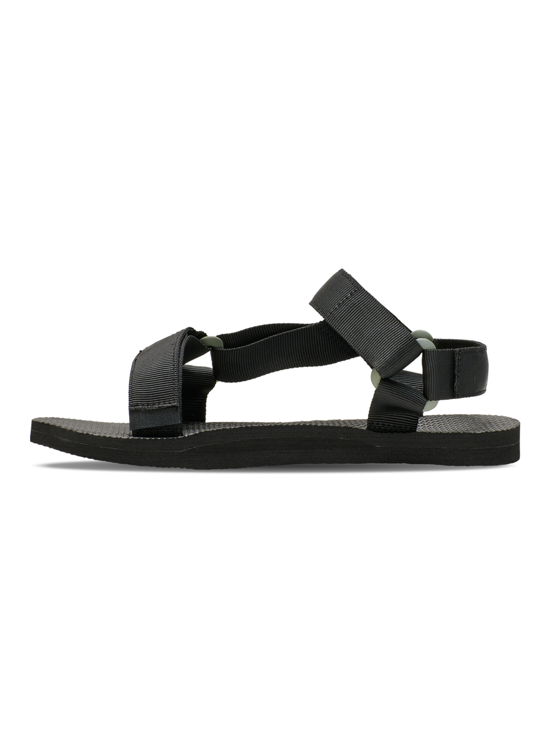 STRAP SANDAL, BLACK, packshot