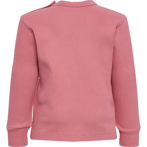 hmlSAMI T-SHIRT L/S, DUSTY ROSE, packshot