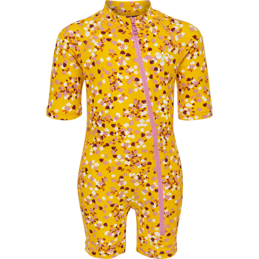 hmlBEACH SWIMSUIT, GOLDEN ROD, packshot