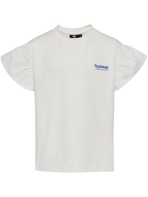 hmlKASANDRA T-SHIRT S/S, MARSHMALLOW, packshot
