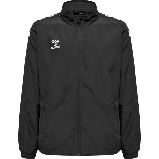 hmlCORE XK MICRO ZIP JACKET KIDS, BLACK hmlCORE XK MICRO ZIP JACKET KIDS, BLACK, packshot