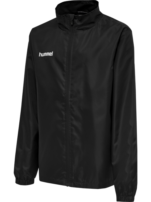 hmlPROMO RAIN JACKET KIDS, BLACK hmlPROMO RAIN JACKET KIDS, BLACK, packshot