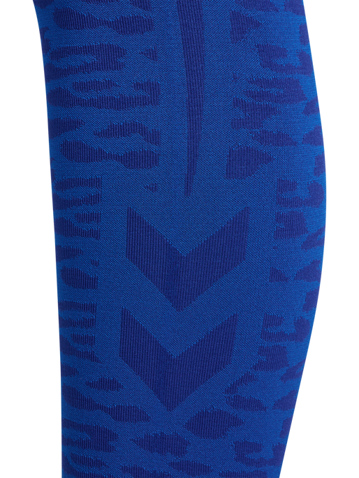 hmlMT LEO SEAMLESS MW TIGHTS, OLYMPIAN BLUE/SODALITE BLUE ME hmlMT LEO SEAMLESS MW TIGHTS, OLYMPIAN BLUE/SODALITE BLUE ME, packshot