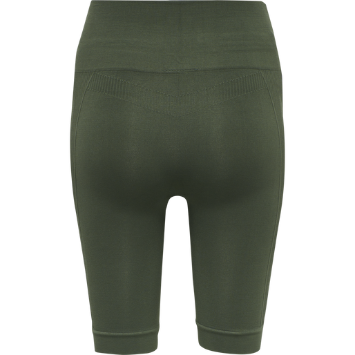 hmlTIF SEAMLESS CYLING SHORTS, THYME, packshot