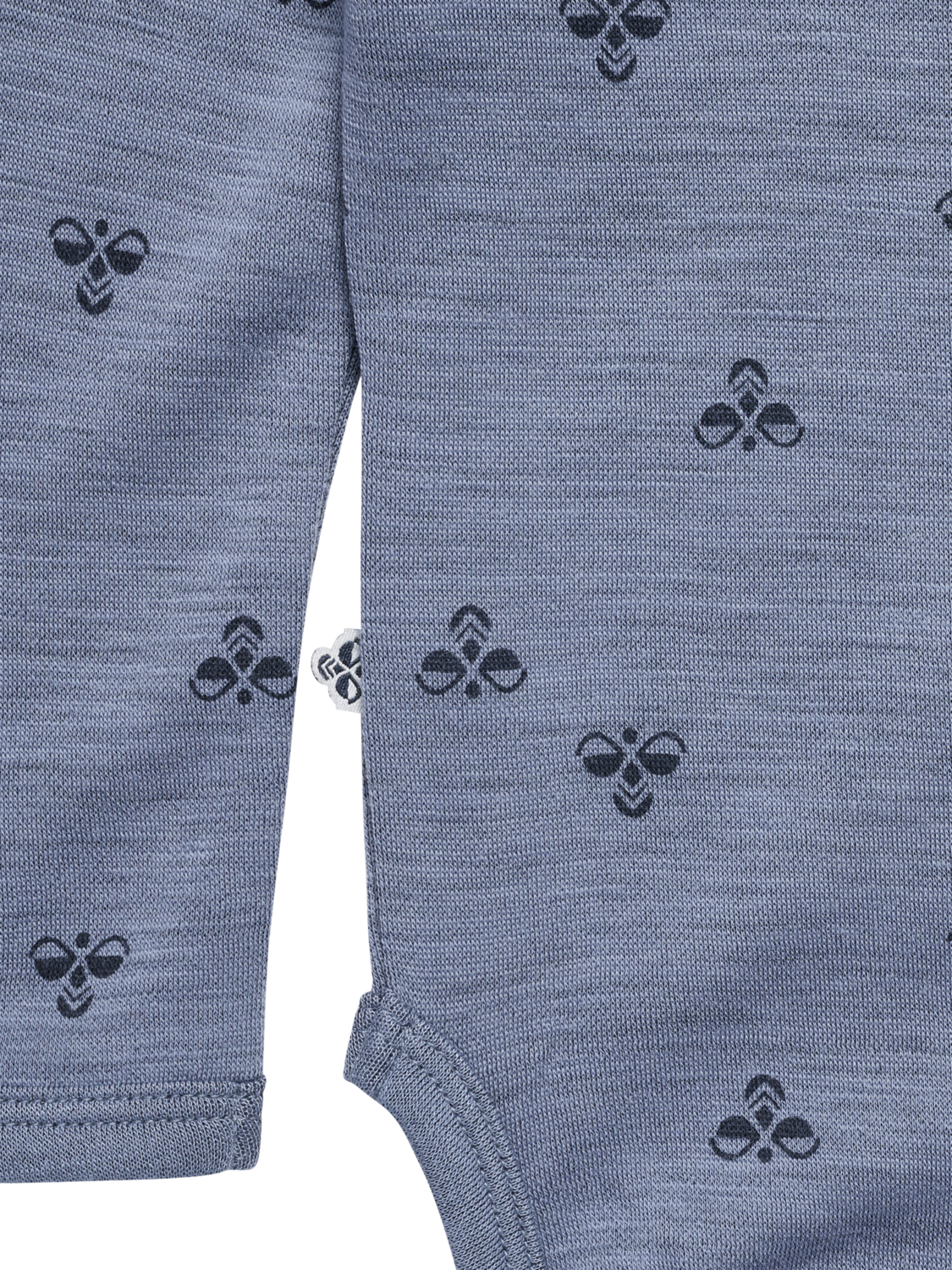 hmlMINI WOOL BODY L/S, FLINT STONE, packshot