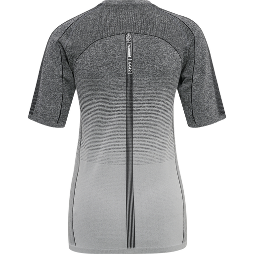 hmlGG12 TRAINING SEAMLESS S/S WOMAN, BLACK MELANGE, packshot
