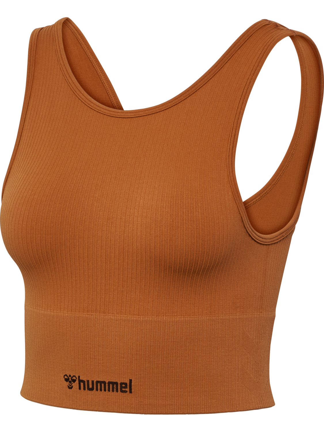 hmlMT ADAPT SEAMLESS REVERSIBLE TOP, MOCHA BISQUE, packshot