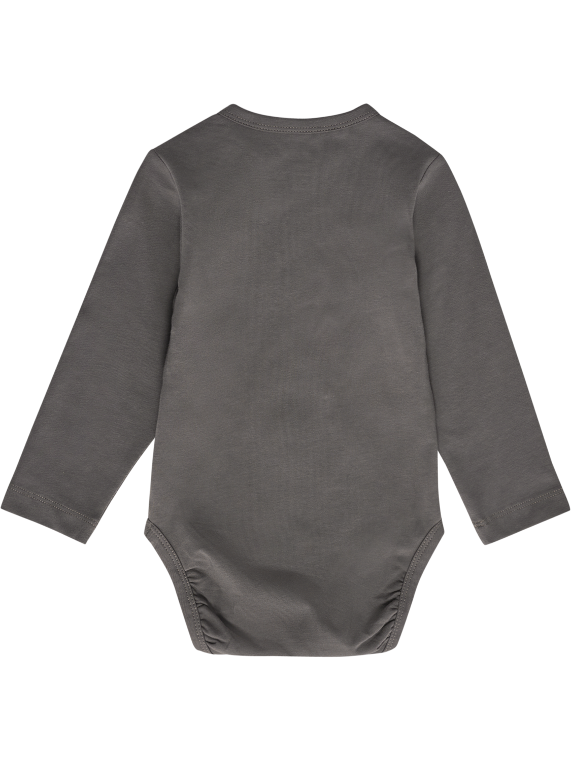 hmlMINI LOGO BODY L/S, DARK GULL GRAY, packshot