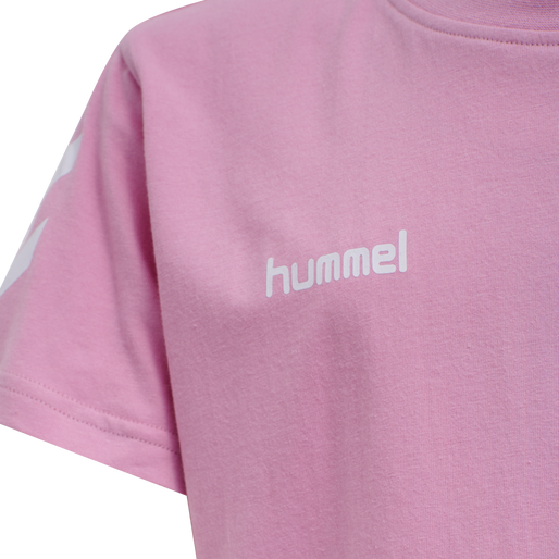 HUMMEL GO KIDS COTTON T-SHIRT S/S, COTTON CANDY, packshot