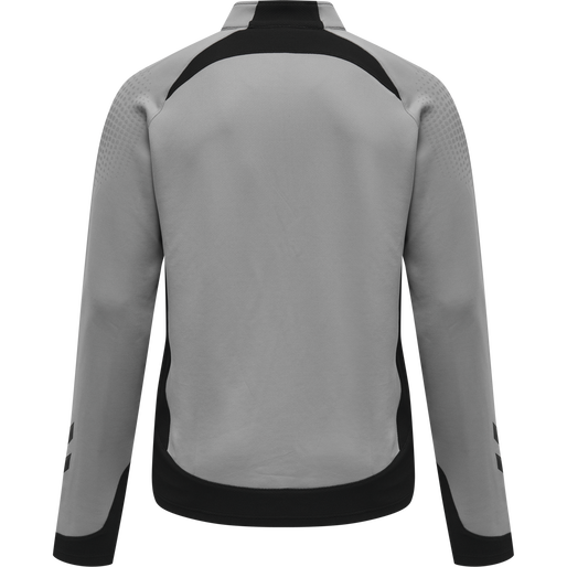 hmlLEAD HALF ZIP KIDS , GREY MELANGE, packshot