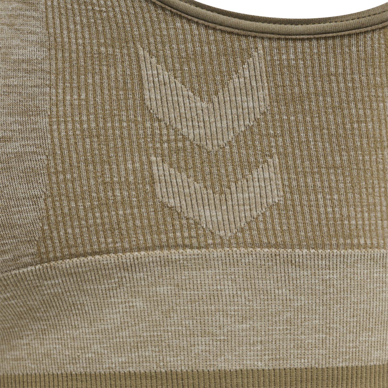 hmlMT UNA SEAMLESS SPORTS TOP, VETIVER MELANGE, packshot