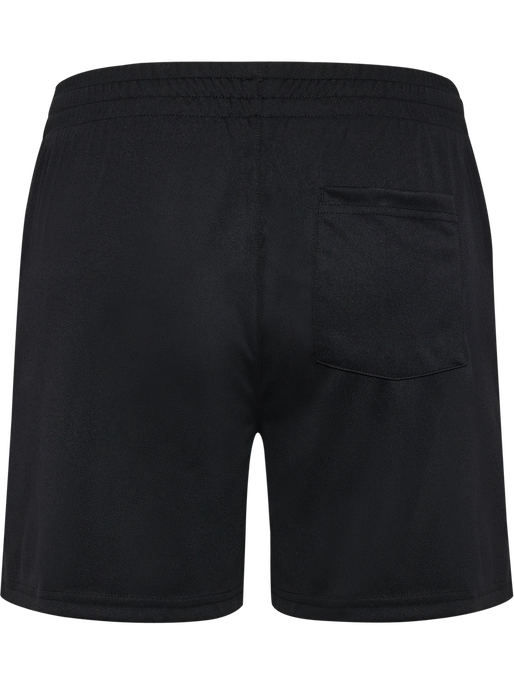 FFHB REFEREE POLY SHORTS WOMA, BLACK W/LOGO, packshot