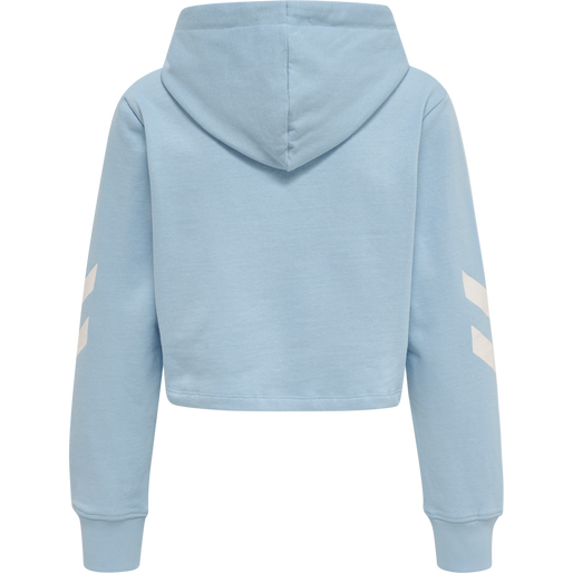 hmlLEGACY WOMAN CROPPED HOODIE, PLACID BLUE, packshot