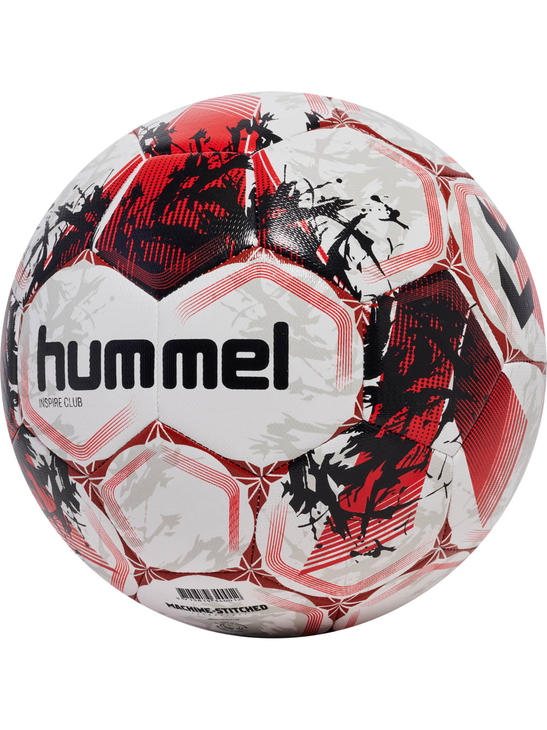 hmlINSPIRE CLUB FB, RED/WHITE/RED, packshot