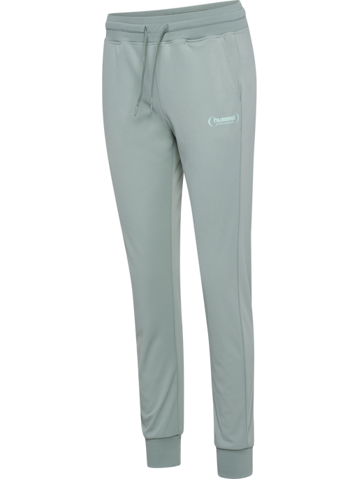 hmlPAOLA POLY  TRACKSUIT SET, CHINOIS GREEN, packshot