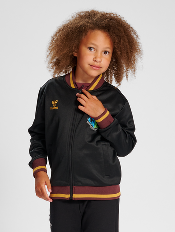 hmlHARRY POTTER ZIP JACKET, BLACK, model