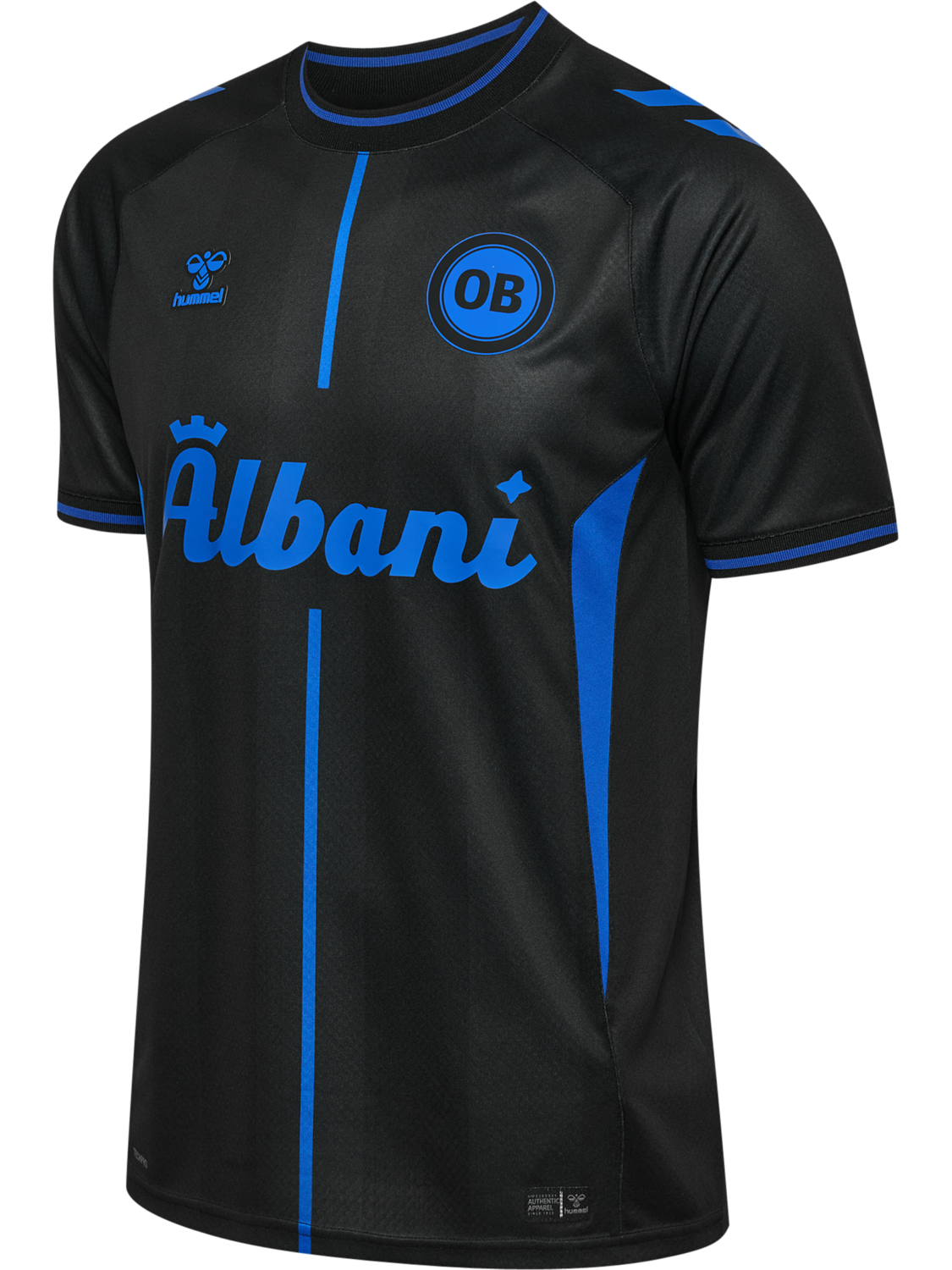 OB 26/27 AWAY JERSEY S/S, BLACK, packshot