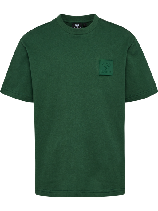 hmlCLEAN T-SHIRT S/S, DARK GREEN, packshot