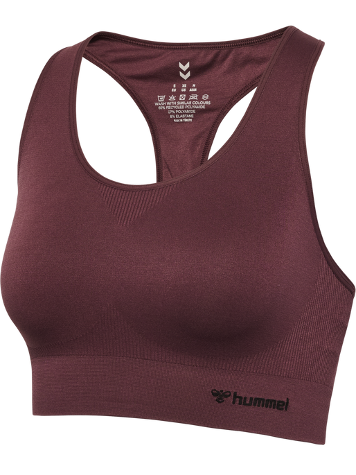 hmlTIF SEAMLESS SPORTS TOP, FUDGE, packshot