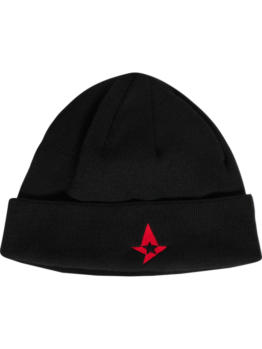 AST FAN BLACK LOGO BEANIE, BLACK, packshot