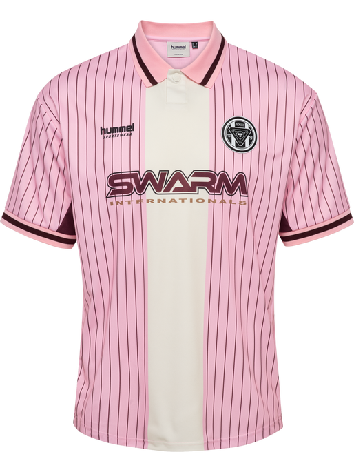 hmlLOOSE FB JERSEY S/S STRIPED, PINK-A-BOO hmlLOOSE FB JERSEY S/S STRIPED, PINK-A-BOO, packshot