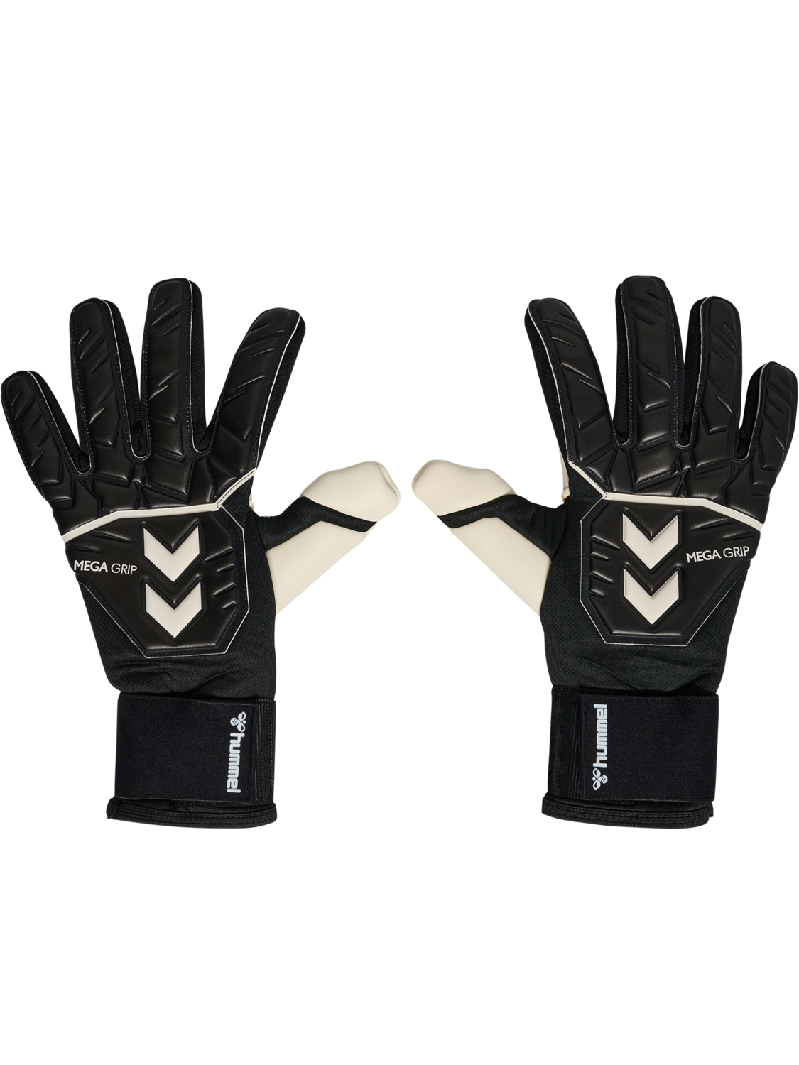 hmlGK GLOVES MEGA GRIP, BLACK/WHITE, packshot