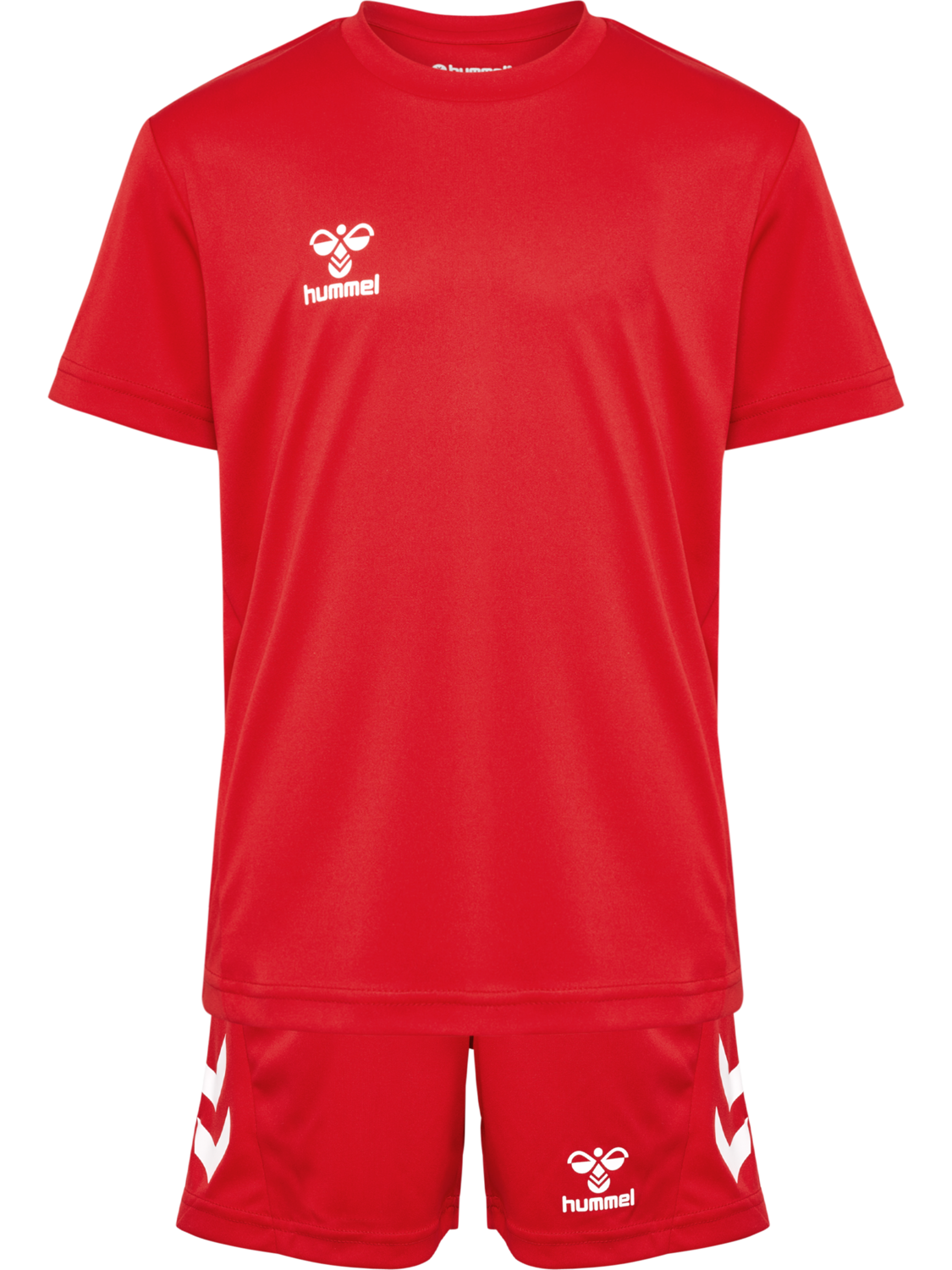 Hummel HmlLOGO Set Completo Kids - T-Shirt E Pantaloncini Unisex Per Bambini - Abbigliamento Sportivo Leggero - Colore Jelly Bean