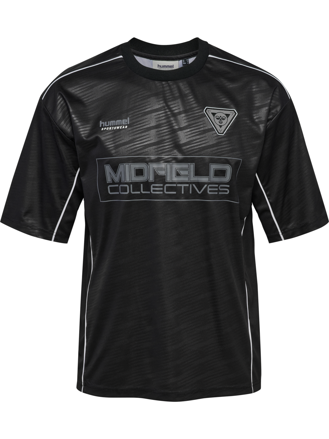 hmlLOOSE TIGER SOCCER JERSEY S/S, BLACK, packshot