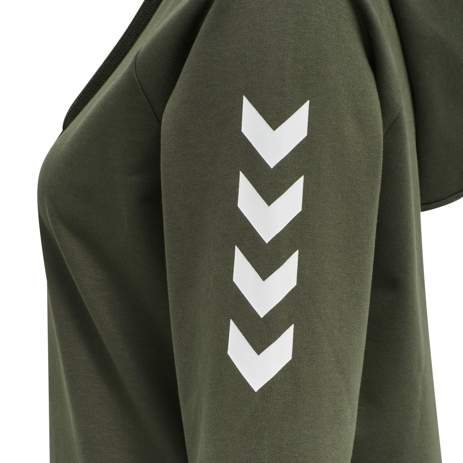 HUMMEL GO COTTON HOODIE WOMAN, GRAPE LEAF, packshot