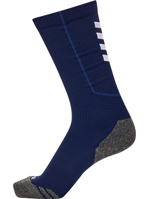 hmlPRO TRAINING SOCKS HIGH, MARINE/WHITE, packshot
