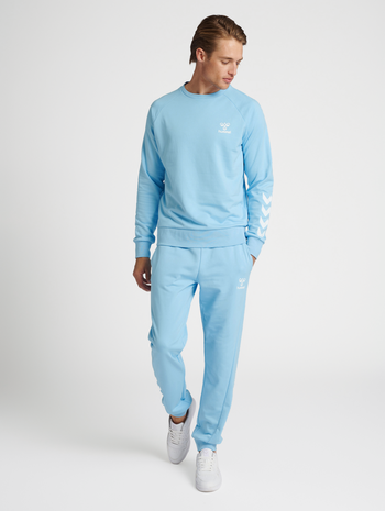 hmlISAM 2.0 SWEATSHIRT, PLACID BLUE, model