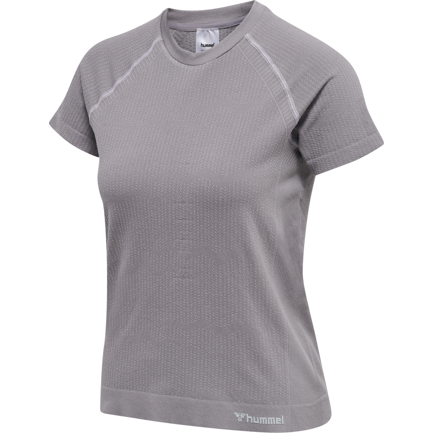 hmlMT FLOW SEAMLESS T-SHIRT, MINIMAL GRAY, packshot
