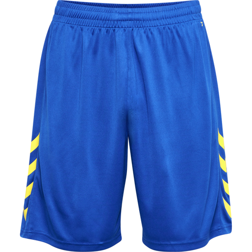 hmlCORE XK POLY SHORTS, TRUE BLUE/BLAZING YELLOW hmlCORE XK POLY SHORTS, TRUE BLUE/BLAZING YELLOW, packshot