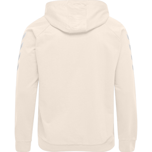 HUMMEL GO KIDS COTTON HOODIE, EGRET MELANGE, packshot